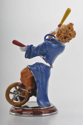 Keren Kopal Circus Clown Juggles on a Unicycle  89.00