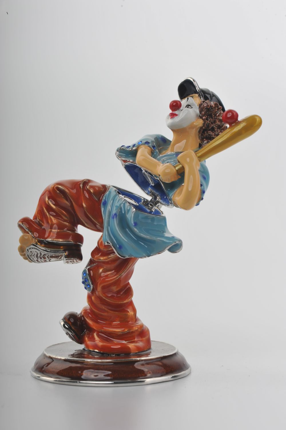 Keren Kopal Circus Clown Playing Baseball  89.00