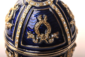 Blue Faberge Easter Egg