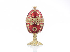 Red Faberge Egg with Heart Inside