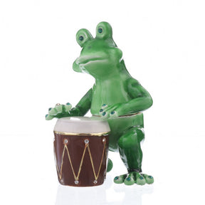 Frog Playing Drums