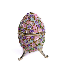 Russian Egg Decorated with Flowers