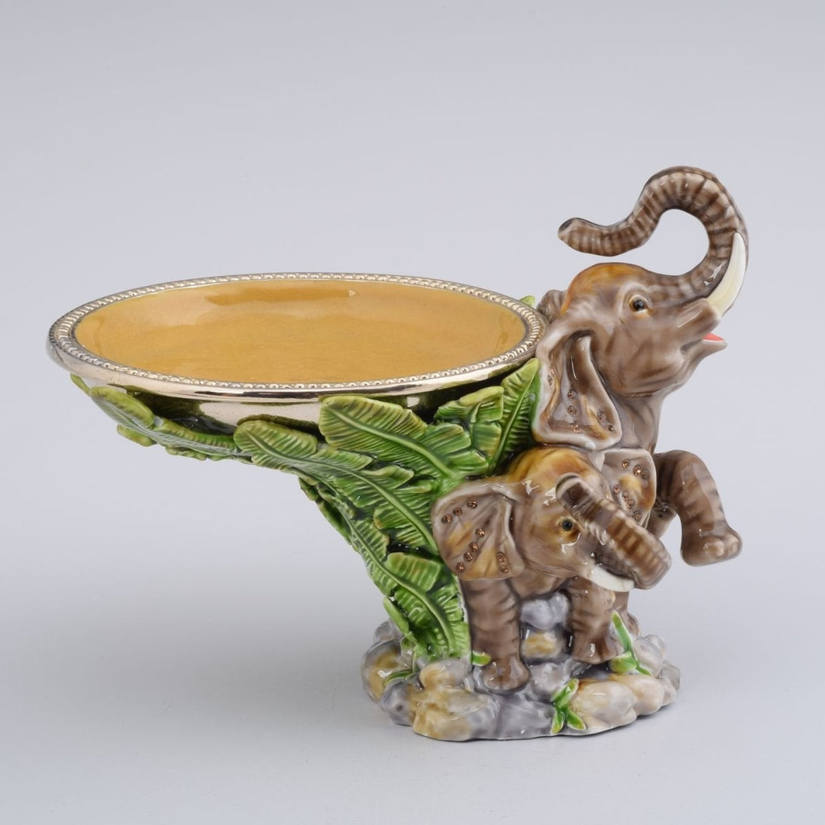 Keren Kopal Elephant Holding a Plate  154.25