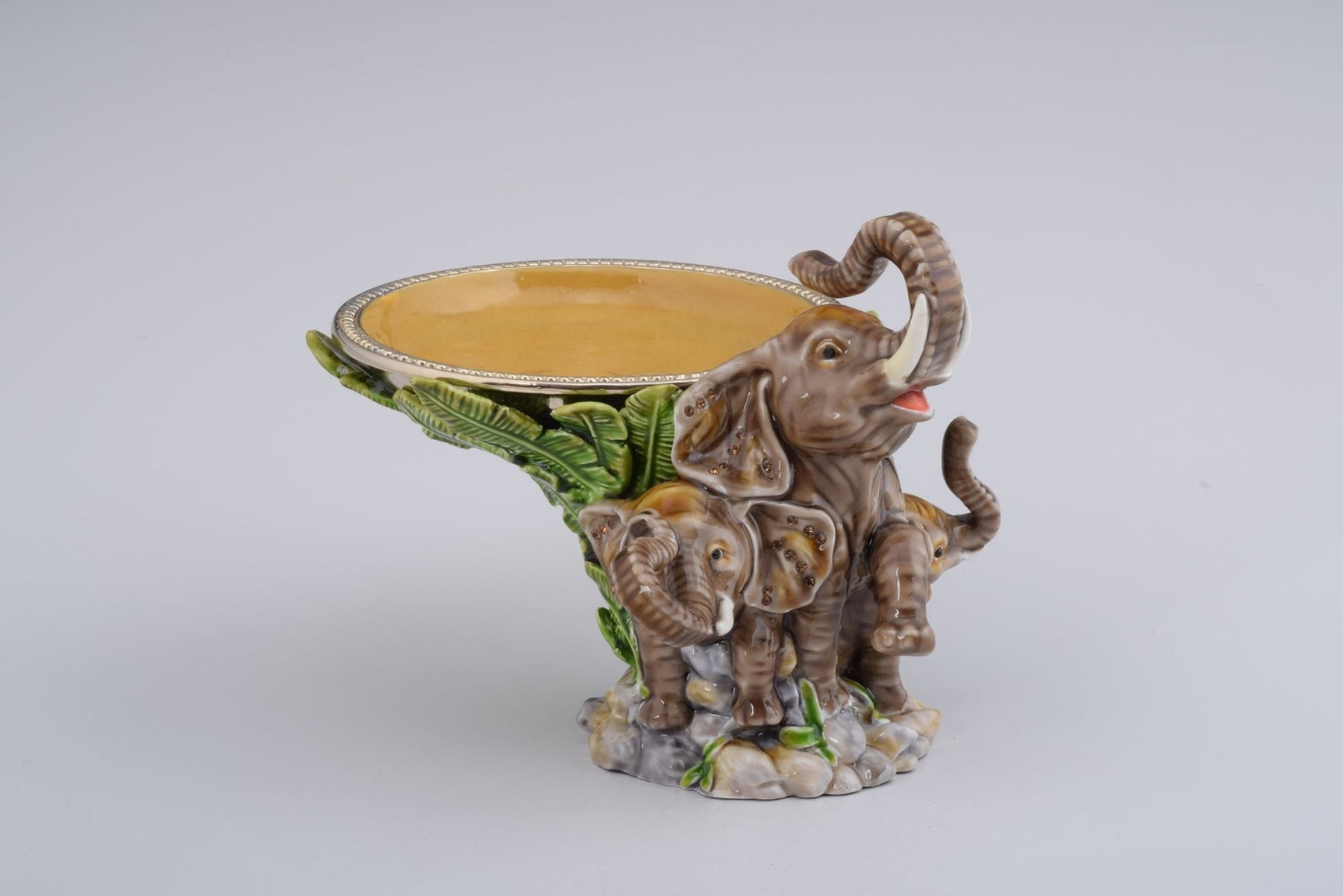 Keren Kopal Elephant Holding a Plate  154.25