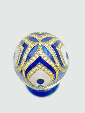 Blue Faberge Egg Beethoven Music Playing Faberge Egg Keren Kopal