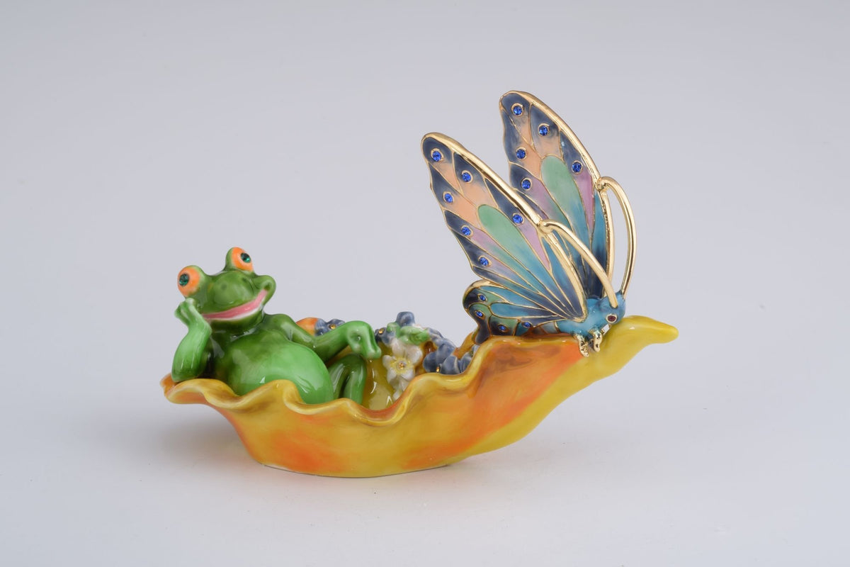 Keren Kopal Frog and a Butterfly in a Shell  107.50