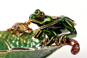 Keren Kopal Frog on a Leaf Bowl  78.00