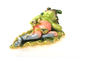 Keren Kopal Frog on a Leaf  49.50