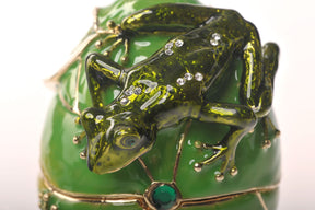 Keren Kopal Frogs Faberge Egg  118.00