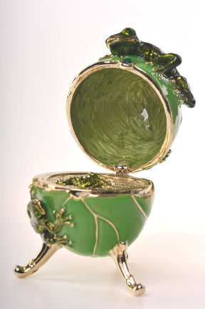 Keren Kopal Frogs Faberge Egg  118.00