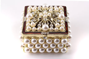 Keren Kopal Gold Box with Pearls  66.50