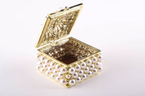 Keren Kopal Gold Box with Pearls  66.50