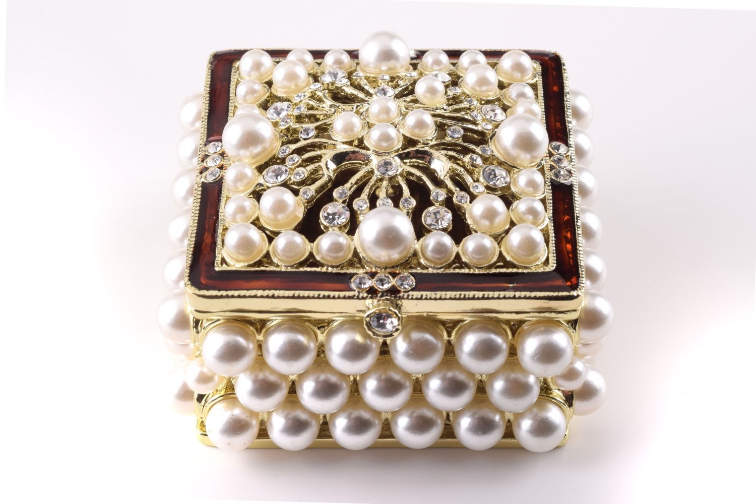 Keren Kopal Gold Box with Pearls  66.50