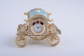 Keren Kopal Gold Carriage with a Clock  91.00