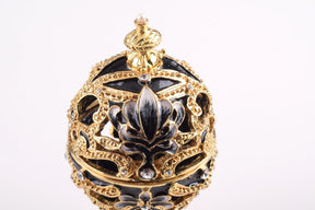 Keren Kopal Gold & Black Faberge Egg  71.50