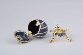 Keren Kopal Gold & Blue Faberge Egg  62.25