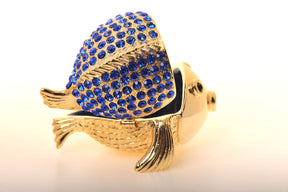 Gold & Blue Fish  Keren Kopal