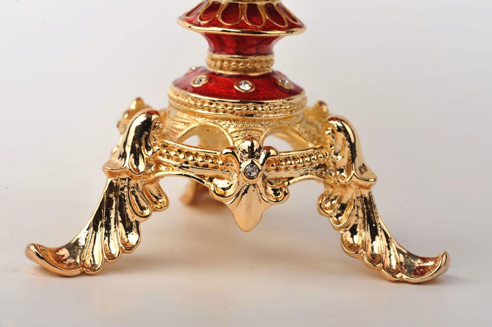 Gold and Red Faberge Egg  Keren Kopal