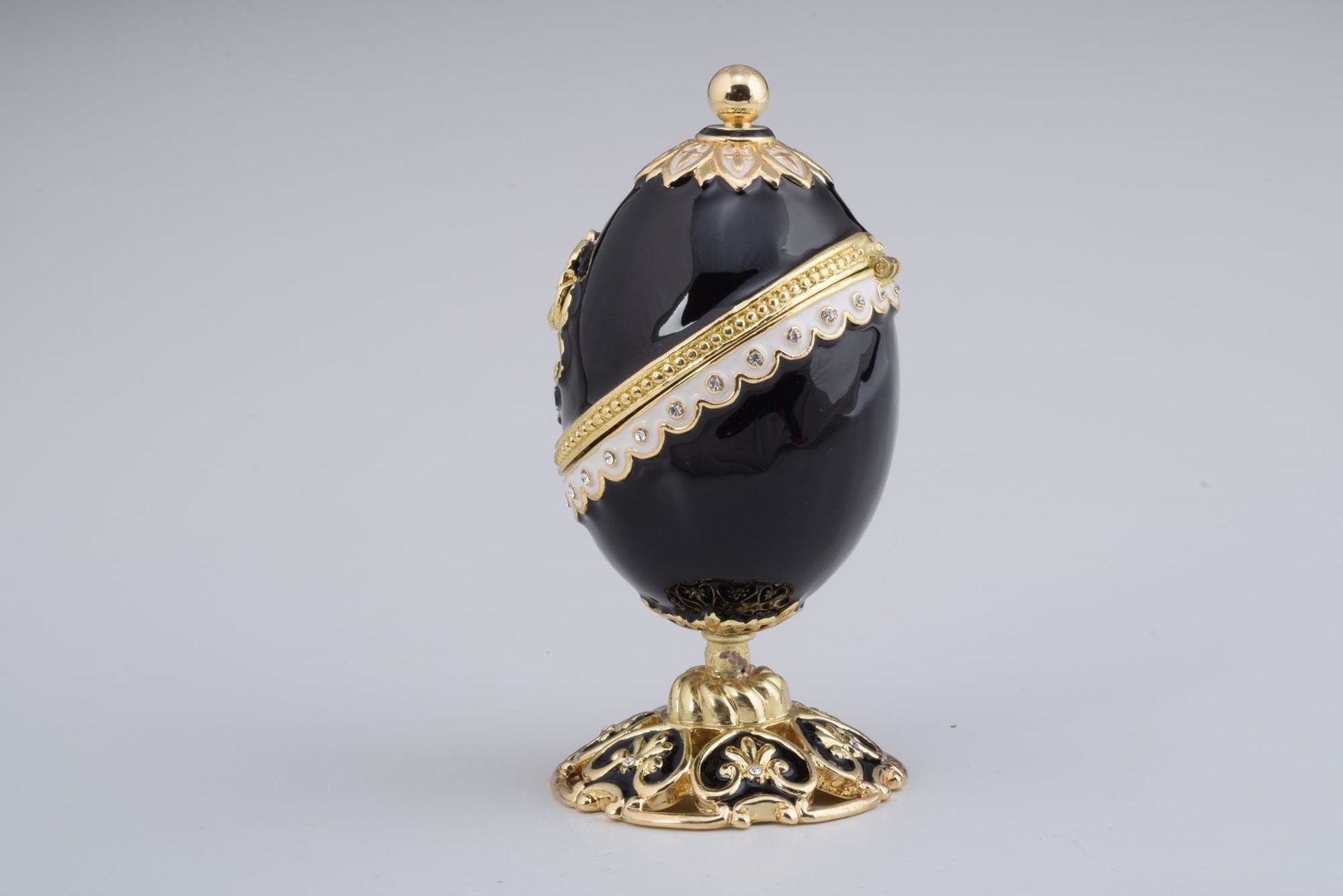 Keren Kopal Golden Black Royal Faberge Egg  86.50