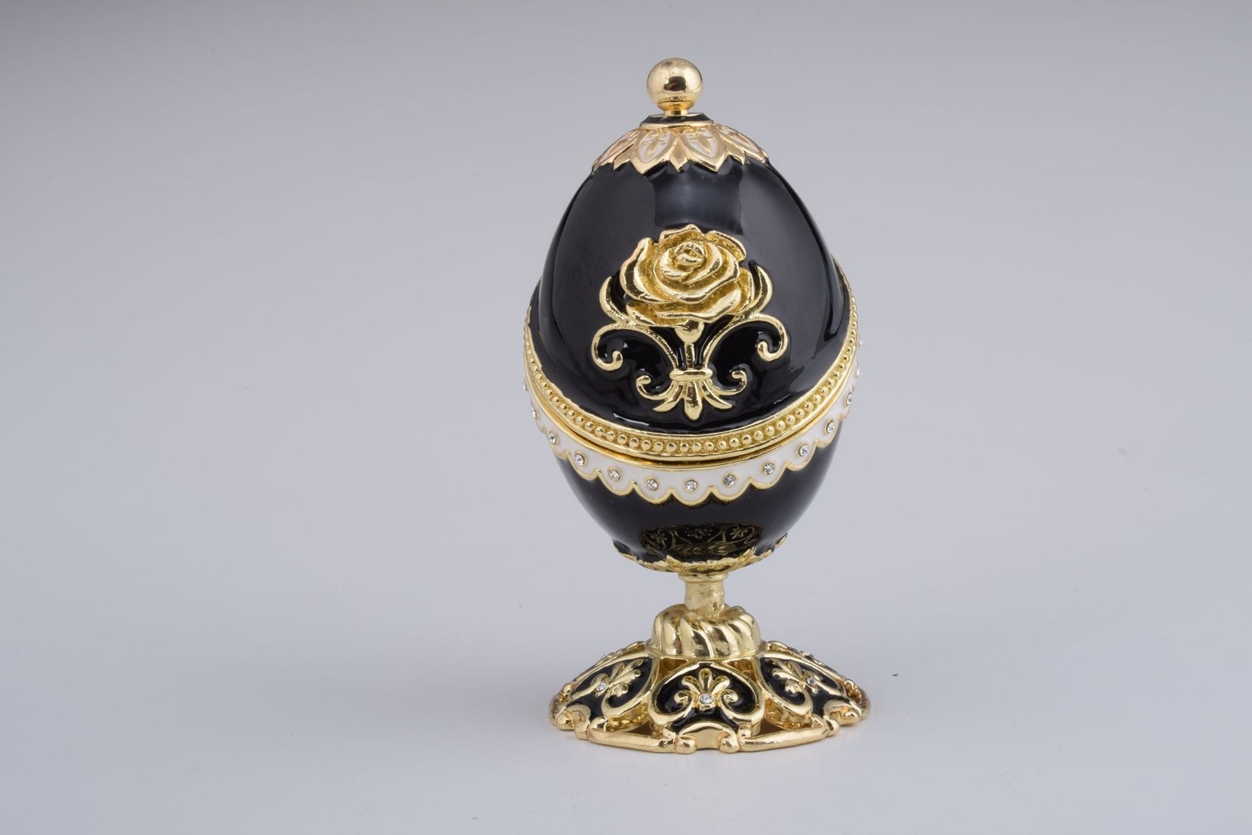 Keren Kopal Golden Black Royal Faberge Egg  86.50