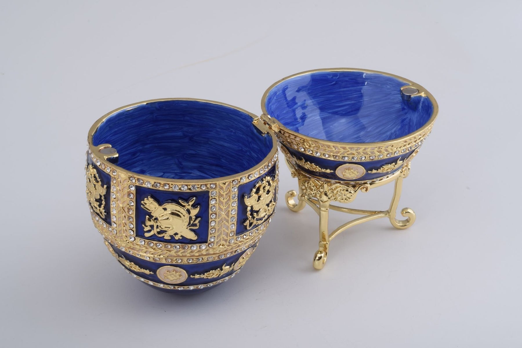 Keren Kopal Golden Blue Faberge Egg  174.00