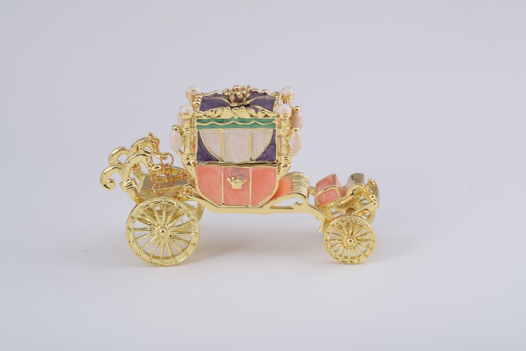 Keren Kopal Golden Carriage with a Clock  75.50