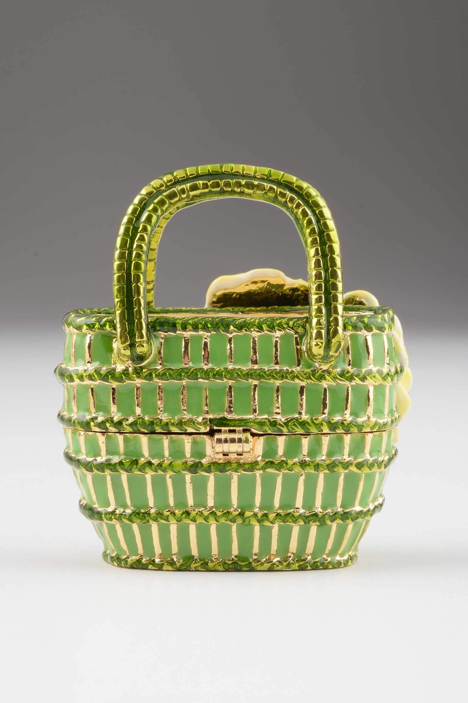 Keren Kopal Green Handbag with Yellow Flowers  49.00