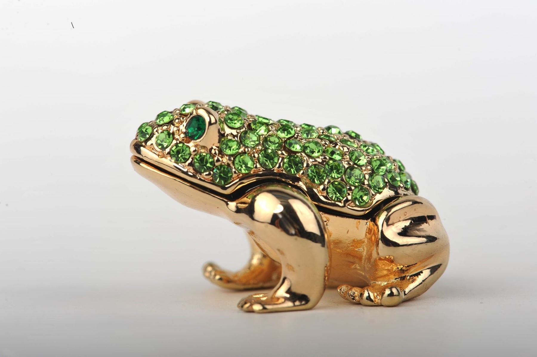 Keren Kopal Green and Gold Sitting Toad  35.00