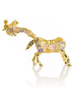 Golden Horse Decorated with butterflies