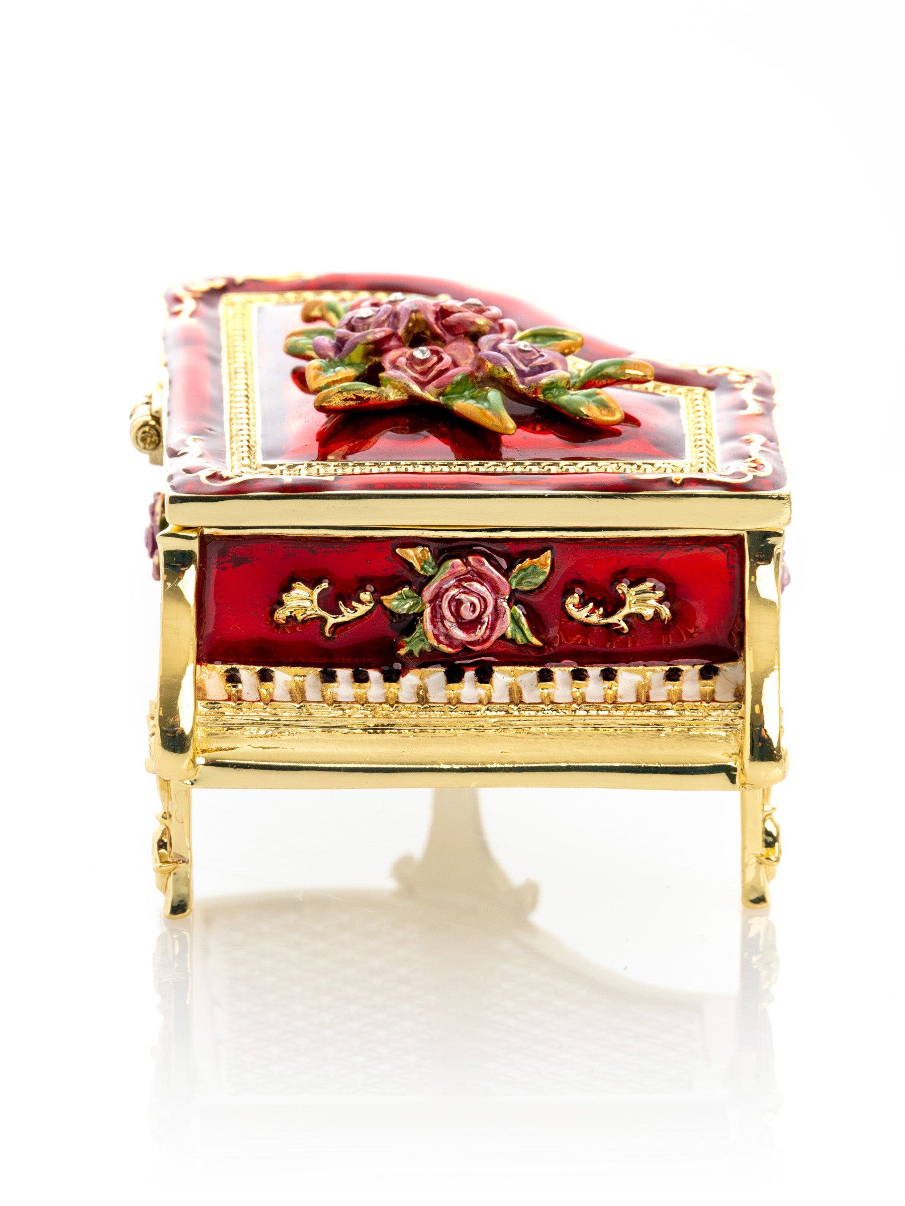 Red Piano Trinket Box