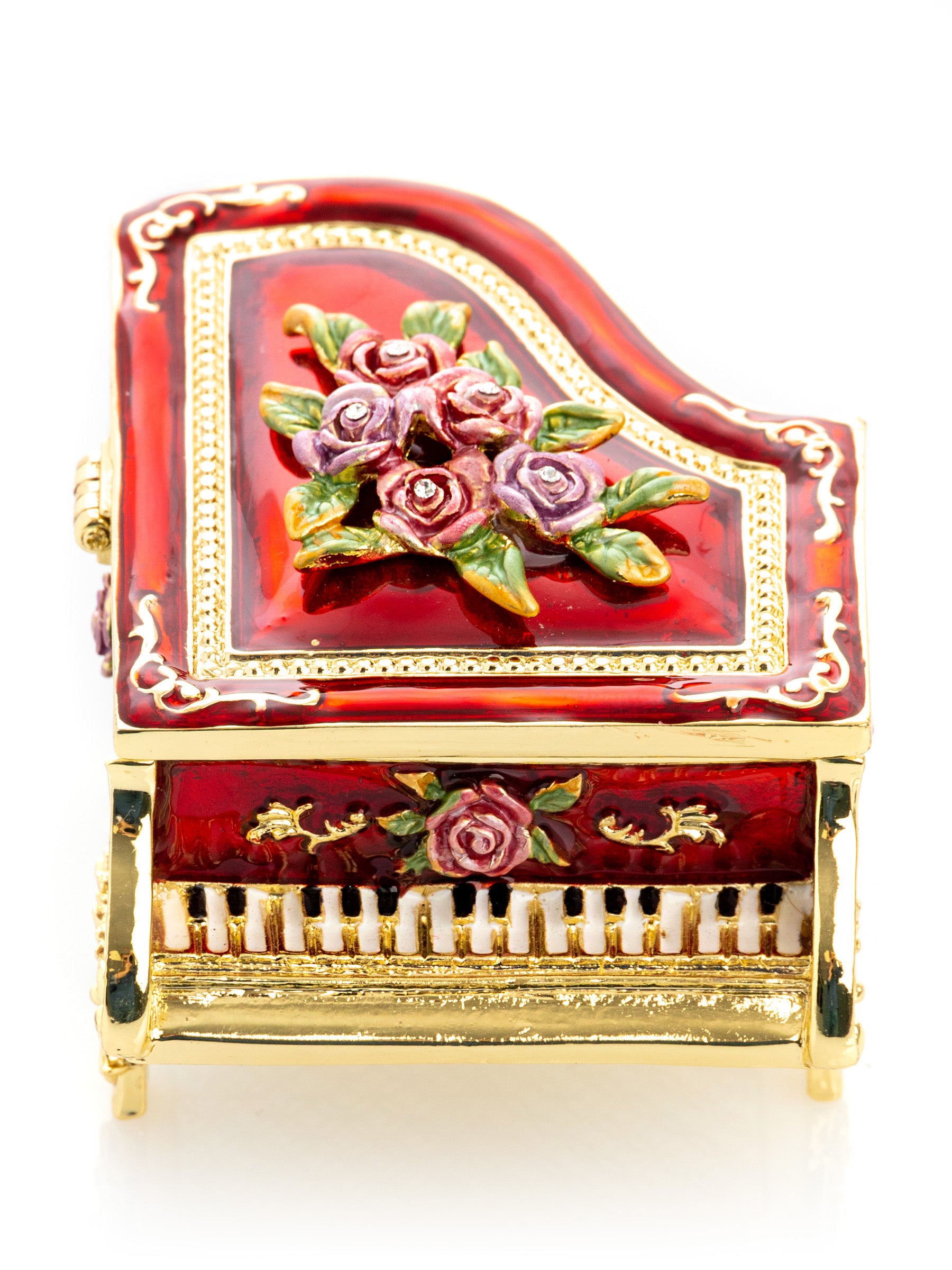 Red Piano Trinket Box