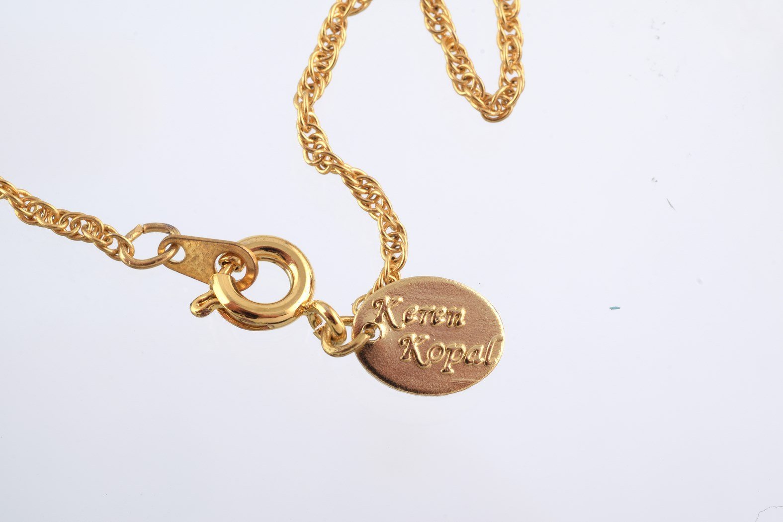 Keren Kopal Peach Love Egg Pendant Necklace  39.00