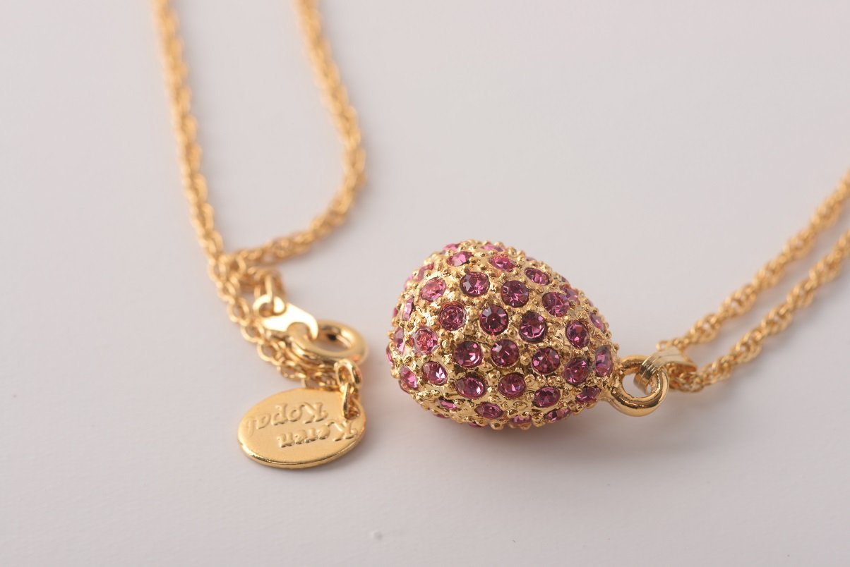 Keren Kopal Golden Pink Egg Pendant Necklace Pendant 39.00