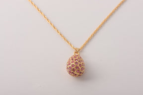 Keren Kopal Golden Pink Egg Pendant Necklace Pendant 39.00