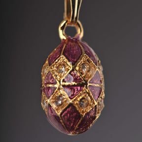 Keren Kopal Magenta & Gold Egg Pendant Necklace Pendant 36.00