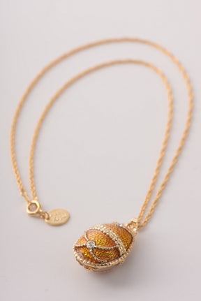 Keren Kopal Mustard Yellow Egg Pendant Necklace Pendant 37.00