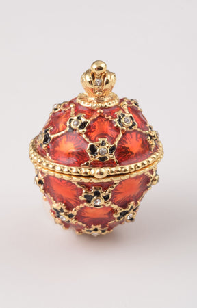 Keren Kopal Red Faberge Egg with Car Inside  41.50