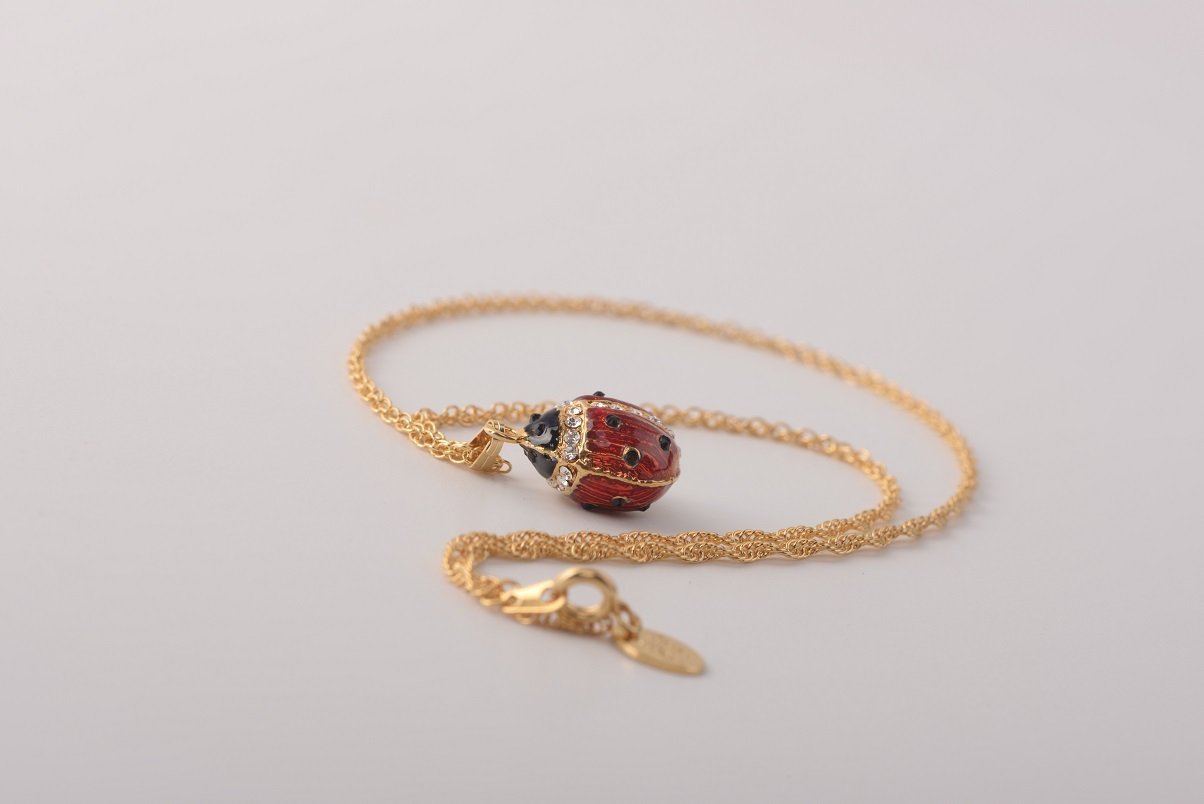 Keren Kopal Red Ladybug Pendant Necklace  37.00