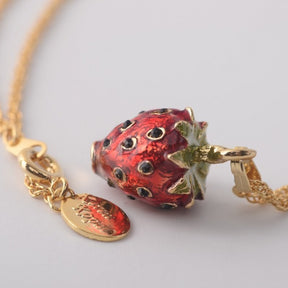 Keren Kopal Red Strawberry Pendant Necklace  37.00