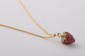 Keren Kopal Red Strawberry Pendant Necklace  37.00