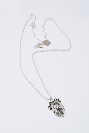 Keren Kopal Silver & Black Egg Pendant Necklace  39.00