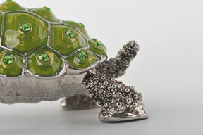 Silver & Green Turtle  Keren Kopal