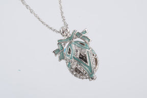 Keren Kopal Silver & Light Green Egg Pendant Necklace  39.00