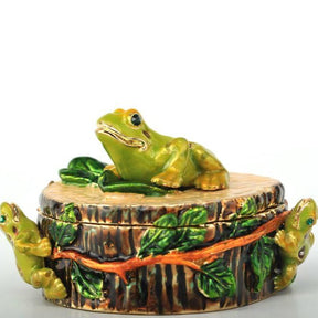 Keren Kopal Three Frogs on Tree Trunk  68.00