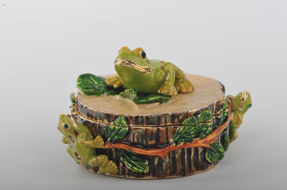 Keren Kopal Three Frogs on Tree Trunk  68.00