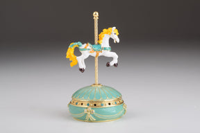 Keren Kopal Turquoise Wind up Music Carousel  86.50