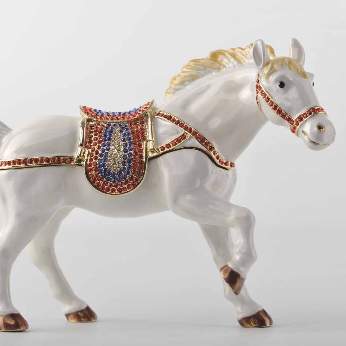 Keren Kopal White Horse with Crystal Saddle  137.50