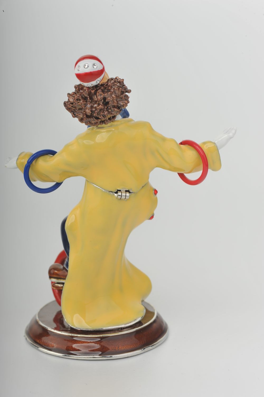 Keren Kopal Yellow Circus Clown Juggling on Unicycle  89.00