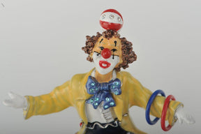 Keren Kopal Yellow Circus Clown Juggling on Unicycle  89.00