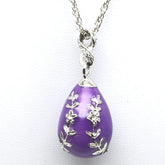 Purple Egg Pendant Necklace jewelry Keren Kopal